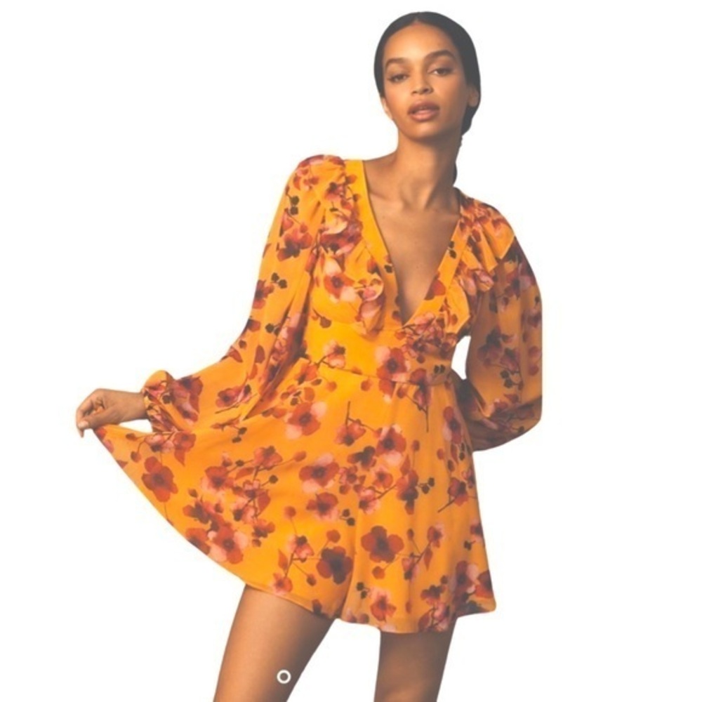 New Hutch Anthropologie Floral Romper